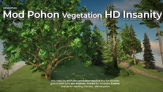 Mod Texture Pohon HD Insanity Vegetation Support Samp  GTA SA [upl. by Yetnom]