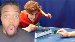 The Most CREATIVE PING PONG SHOTS EVER [upl. by Aknaib]