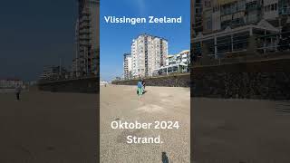 Vlissingen Zeeland Niederlande Strand Oktober 2024 Tolles Land tolle Stadt [upl. by Coop]