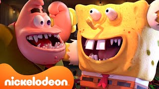 SpongeBob and Patrick Become Snack MONSTERS 🧁  Kamp Koral  Nickelodeon UK [upl. by Ahk]