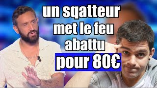 un squatteur met le feu à la maison quil occupe et une fusillade pour 80 euro 😱 tpmp réaction [upl. by Bobbette]