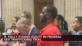 RampB superstar R Kelly found guilty on all counts in sex trafficking trial in NYC [upl. by Alden637]