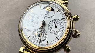 IWC Da Vinci Perpetual Calendar Chronograph 375001 Watch Review [upl. by Studner]