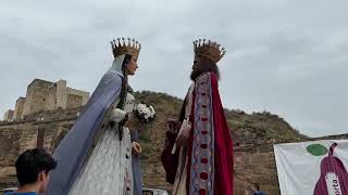 Ballada dels gegants originals de Ripoll a la Seu Vella de Lleida [upl. by Saturday]