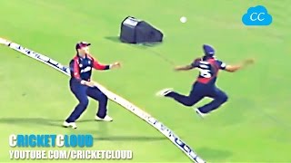 Best Catches in Cricket History Best Acrobatic Catches PART2 Please comment the best catch [upl. by Eirffej814]