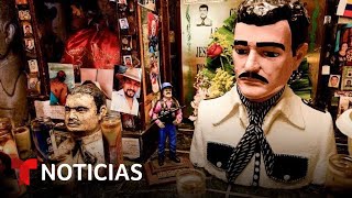 Así es la única capilla en el mundo dedicada a Jesús Malverde  Noticias Telemundo [upl. by Akcirret]