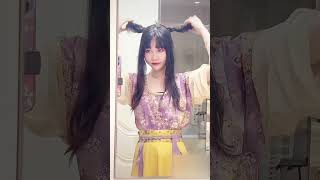 Hanfu hairstyle tutorial the perfect combination of classic and modern hanfu hairstyle beauty [upl. by Eiramenna497]