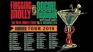 Social Distortion X Flogging Molly 2019 Summer Tour [upl. by Gintz]