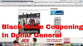 Dollar General Manager Call Cops on BW For Using Too Many Digital Store Coupons [upl. by Ahseuqal]