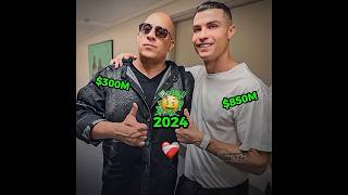 Vin Diesel and Cristiano Ronaldo used to be poor but now🤑footballshorts football trending [upl. by Aniraz]