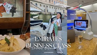 ✨Business class on Emirates Boeing777 amp A380✈️ Top 5 of the world🌍  Jenniechira [upl. by Seravat476]