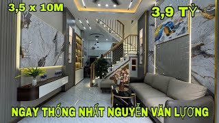 Bán nhà gò vấp 2175 trục đường thống nhất gần với lotemax nguyễn văn lượng giá rẻ nhà dưới 4 tỷ [upl. by Norre]