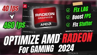 Best AMD Radeon Software SETTING for GAMING in 2024 [upl. by Ainesell]