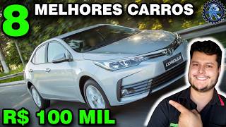 8 MELHORES CARROS seminovos até 100 MIL REAIS [upl. by Enileuqkcaj]