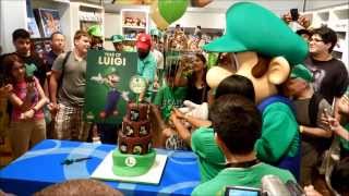 Luigis 30th Anniversary Celebration The Year of Luigi at Nintendo World [upl. by Enilrem641]