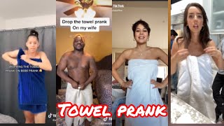 Most funniest tiktok towel prank compilation [upl. by Oza]