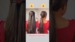 Ponytail hair style ❤️viralshort viralvideo trendingshorts trendingsong [upl. by Faustine860]