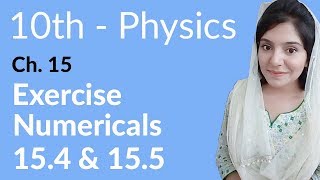 10th Class Physics Chapter 6 Important Numericals  Class 10th Physics Chapter 15 Numerical [upl. by Pega]