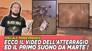 Ecco il VIDEO dellATTERRAGGIO e il PRIMO SUONO da MARTE [upl. by Bisset875]