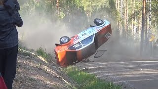 JariPekka Ralli Heinola 2014 FCup crash amp action [upl. by Avie148]