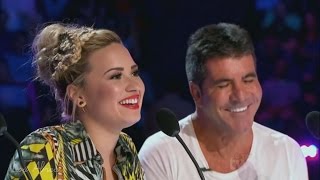 Demi Lovato and Simon Cowell  Funniest moments on The X Factor  Season 3 38 LEGENDADO [upl. by Anoet]