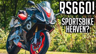 2021 Aprilia RS 660 Review [upl. by Ainivad47]