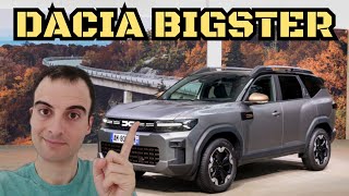 Nuevo DACIA BIGSTER  El DACIA MÁS GRANDE Y LUJOSO [upl. by Gayner]