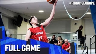 Switzerland v Ireland  Full Game  FIBA U18 European Championship 2017  DIV B [upl. by Carline]