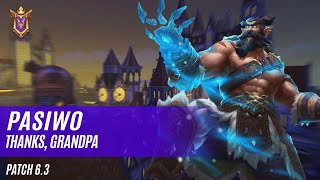 PASIW0 TORVALD PALADINS COMPETITIVE PATCH 63 THANKS GRANDPA [upl. by Decrem]