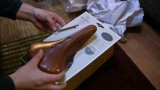 Brooks Saddle  B17 Standard Saddle  unboxing [upl. by Assiluj897]