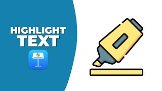 How to highlight text in keynote [upl. by Kate405]