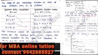 LPP graphical method Quantitativetechniquefordecisionmakingunit 2 [upl. by Ylluz866]