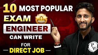 10 Most Popular Exams For Engineers To Get Direct Govt Jobs [upl. by Sitsuj]