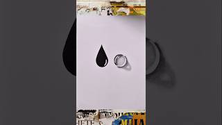 Waterdrop drawing 2D and 3D [upl. by Ruhtra]