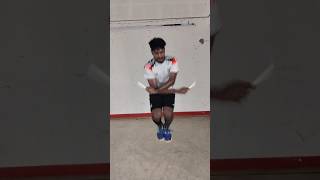 Freestyle rope skipping Double under cross Tutorial [upl. by Danit]