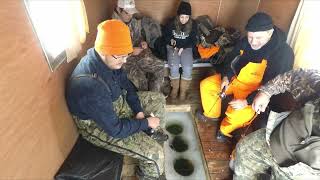 Ontario Ice fishing Dalrymple lake [upl. by Nivlam]