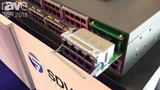 ISE 2018 Netgear Shows Its M430096X 10Gig Switch on the SDVoE Alliance Stand [upl. by Evy]