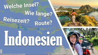 INDONESIEN URLAUB  Reiseroute amp Tipps für eine geniale Rundreise [upl. by Idnor]