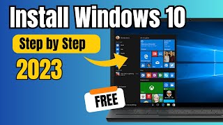 How to Install Windows 10 in 2024 Step by Step EASY [upl. by Nosnah447]