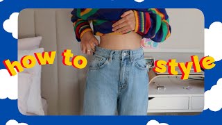 how to style baggy jeans [upl. by Brigham108]