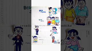 Nobita Mind Refresh💛💯 Nobita drawing shorts doraemon [upl. by Euqinomad]