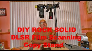 HEAVY DUTY DIY DSLR Film Scanning Setup Thatll Hold Your CAMERA and LENS ROCK SOLID [upl. by Evangelin]