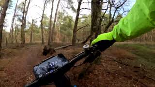 MTB route Holten 30112024 4K [upl. by Hoye]