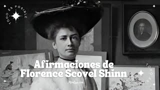 PODEROSAS Afirmaciones de FLORENCE Scovel Shinn [upl. by Aivad]