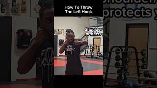 Heres a tip on throwing the lead hook boxing101 boxingtips boxing [upl. by Gussie]