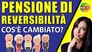 PENSIONE di REVERSIBILITÀ cosè cambiato [upl. by Ryley]