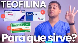 TEOFILINA PARA QUE SIRVE  3 COSAS [upl. by Dardani]