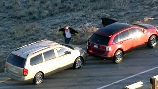 Watch Dramatic highspeed chase in Denver [upl. by Penhall]