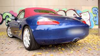 Porsche Boxster S 986 sound with bypass exhaust [upl. by Jackqueline]