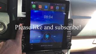 AMAZONS CHEAPEST Full functioning Tesla style Android car stereo by HiKity  Everetts install pt1 [upl. by Ulrike]